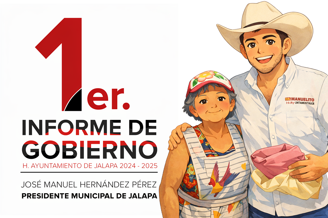 Banner 1er. Informe de Gobierno Jalapa 2025
